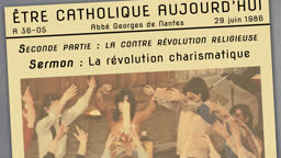 Sermon : La révolution charismatique.