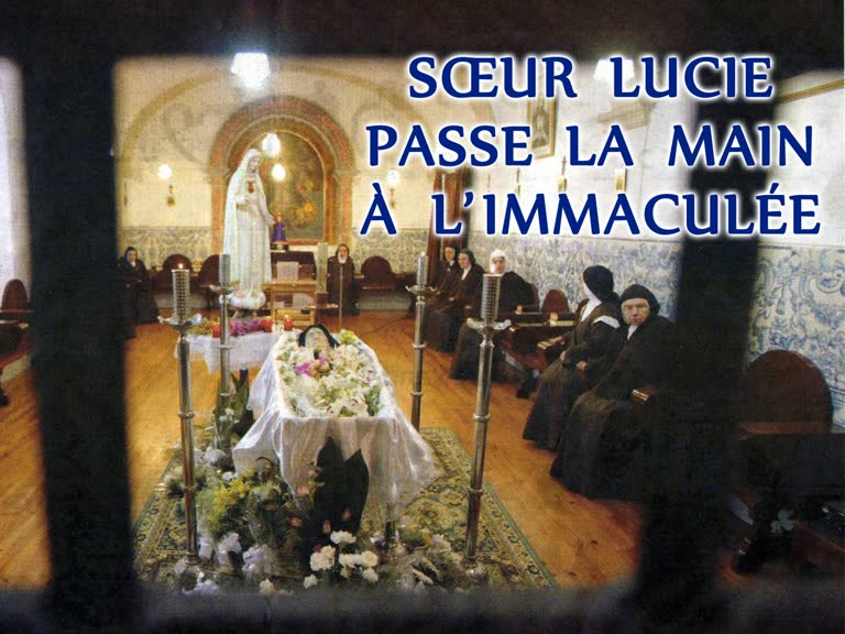 Sœur Lucie passe la main à l’Immaculée