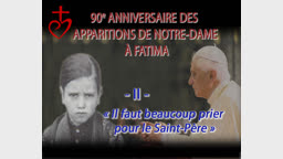 Conférence : « Il faut beaucoup prier pour le Saint-Père. »