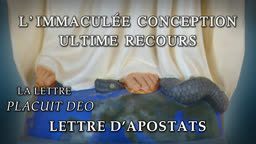 L’Immaculée Conception ultime recours