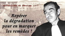 Actualités du 10 février 1977