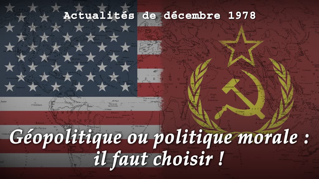 Géopolitique ou politique morale : il faut choisir !