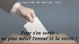 Actualités du 17 février 1983
