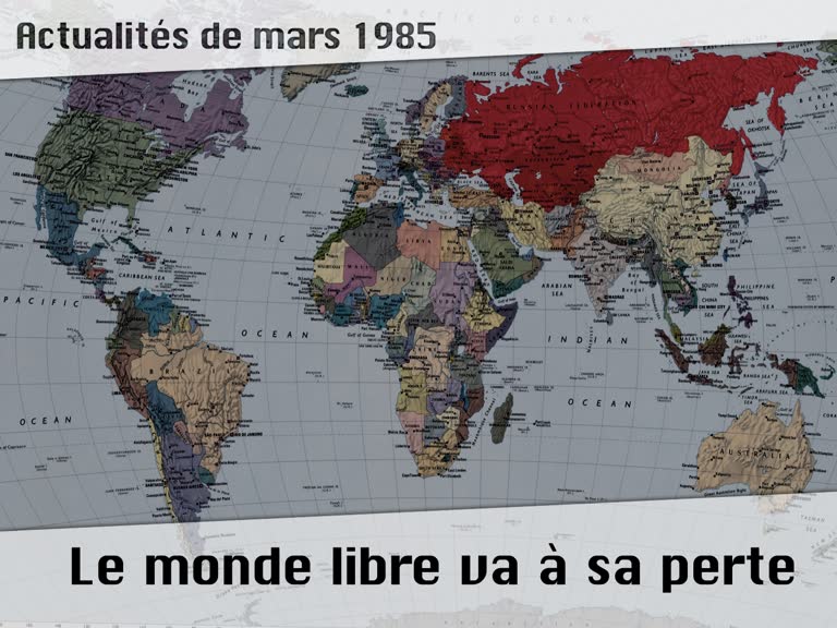Le monde libre va à sa perte.