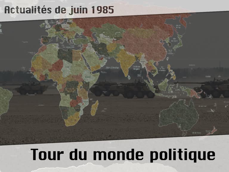 Tour du monde politique.