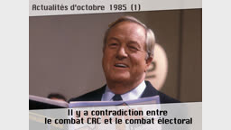 Actualités du 17 octobre 1985