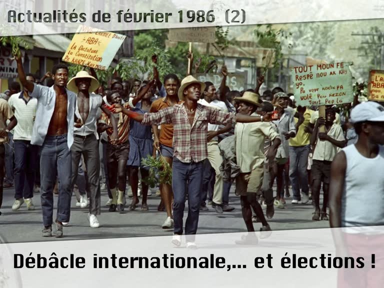 Débâcle internationale,… et élections !