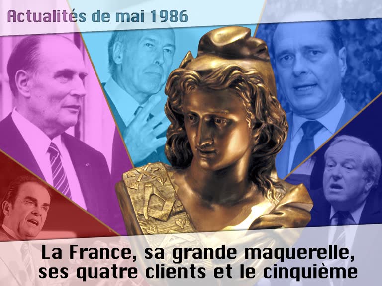 La France, sa grande maquerelle, ses quatre clients et le cinquième.