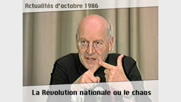 Actualités du 15 octobre 1986