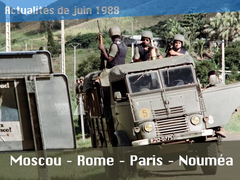 Moscou – Rome – Paris – Nouméa.