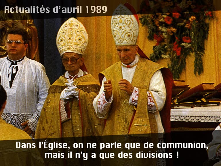 Dans l’Église, on ne parle que de communion,
mais il n’y que des divisions !