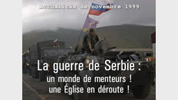 Actualités du 1er novembre 1999