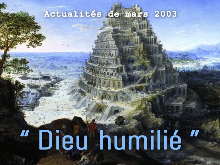“ Dieu humilié ”.