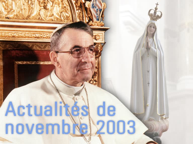 Actualités de novembre 2003