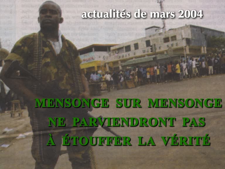 Mensonge sur mensonge ne parviendront pas à étouffer la vérité.