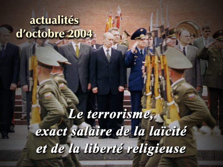 Le terrorisme, exact salaire de la laïcité et de la liberté religieuse.