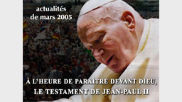 Actualités du 6 mars 2005
