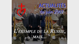 Actualités du 27 mai 2007