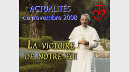 Actualités du 2 novembre 2008