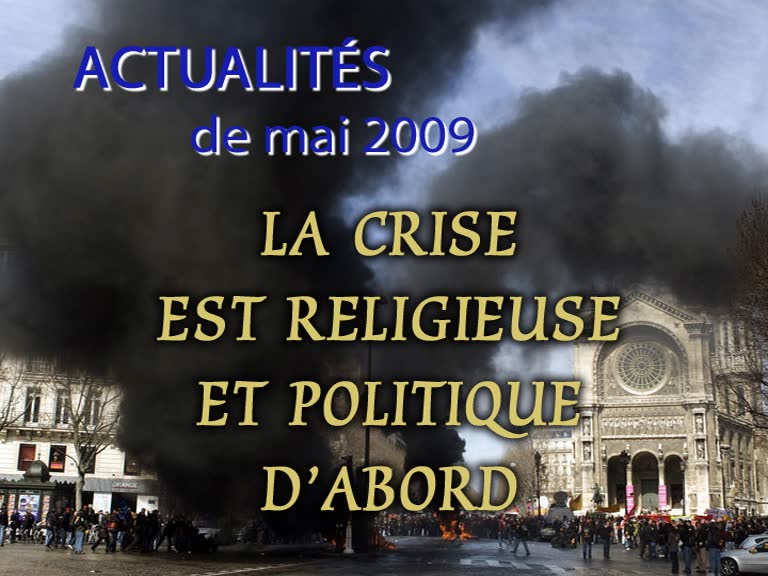 La crise est religieuse et politique d’abord.