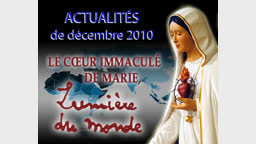 Actualités du 5 décembre 2010