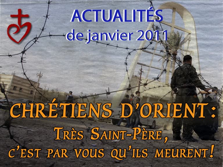 Chrétiens d’Orient : Très Saint-Père, c’est par vous qu’ils meurent !