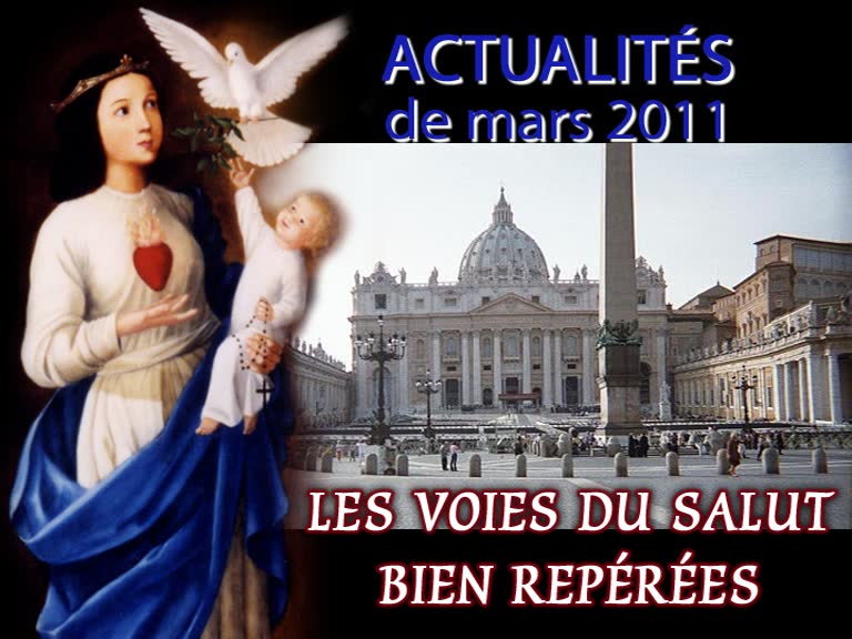 Les voies du salut bien repérées.