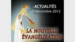 Actualités du 9 décembre 2012