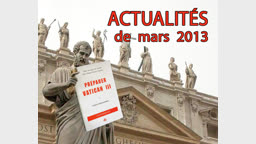 Actualités du 3 mars 2013