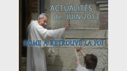 Actualités du 2 juin 2013