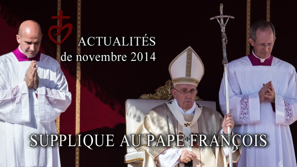 Supplique au pape François.