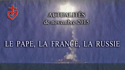 Actualités du 1er novembre 2015
