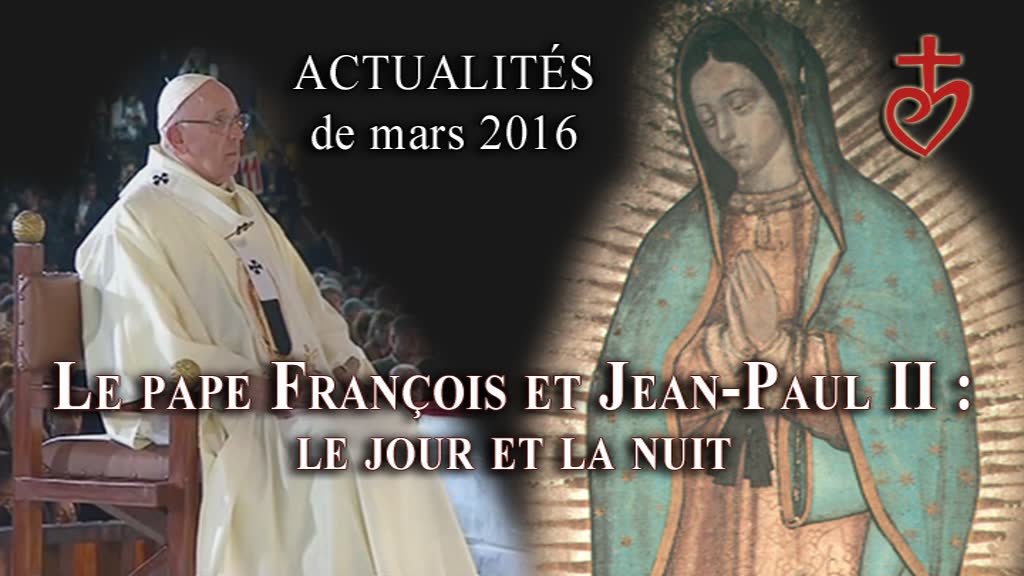 Le pape François et Jean-Paul II : le jour et la nuit.
