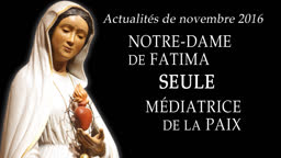 Actualités du 1er novembre 2016