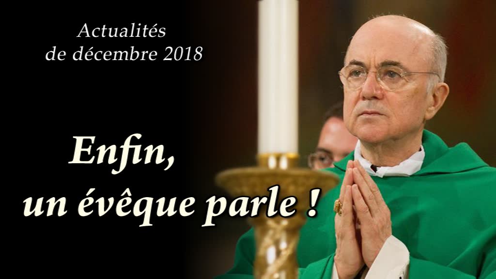 Enfin, un évêque parle !