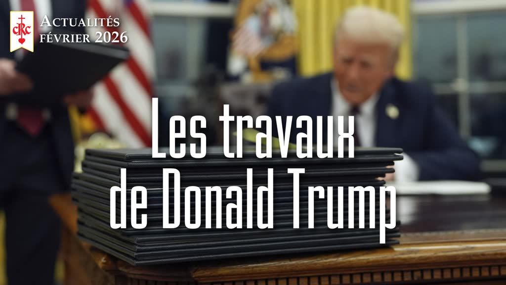 Les travaux de Donald Trump.