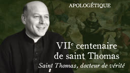Saint Thomas, docteur de vérité.