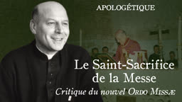 Critique du nouvel Ordo Missæ.