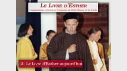 Le Livre d’Esther aujourd’hui.