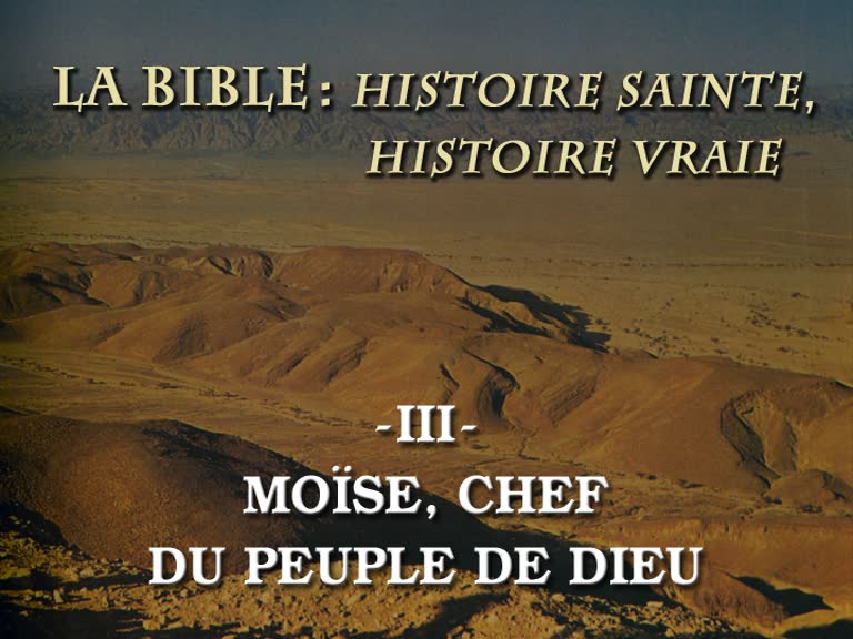 Moïse, chef du peuple de Dieu.