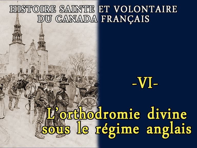 L’orthodromie divine sous le régime anglais.