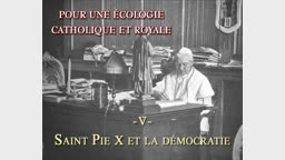 Saint Pie X et la démocratie.
