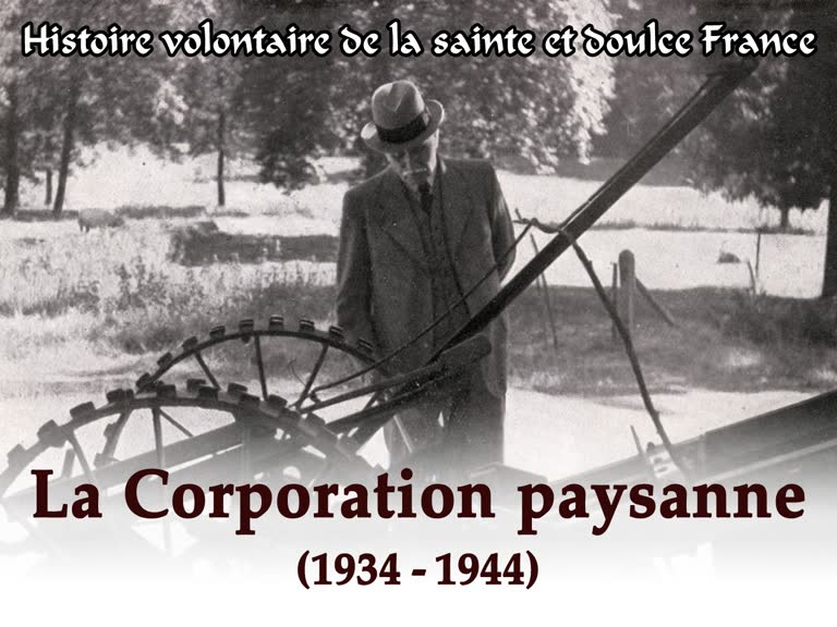 La corporation paysanne (1934-1944)