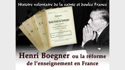 Henri Boegner ou la réforme de l’enseignement en France