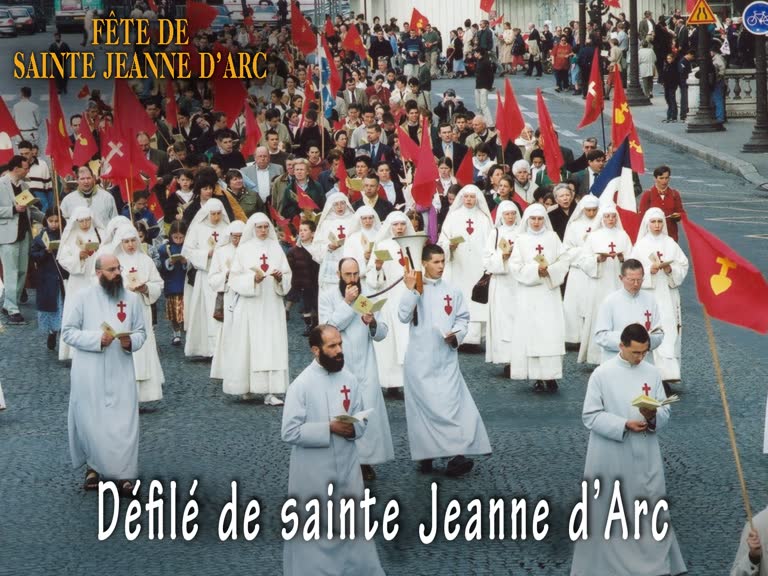 Défilé de sainte Jeanne d’Arc.