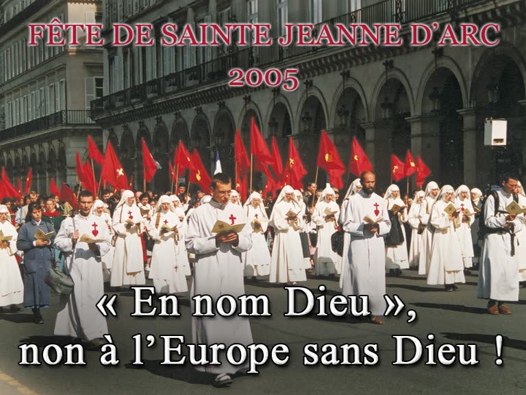 « En nom Dieu »,
non à l’Europe sans Dieu !