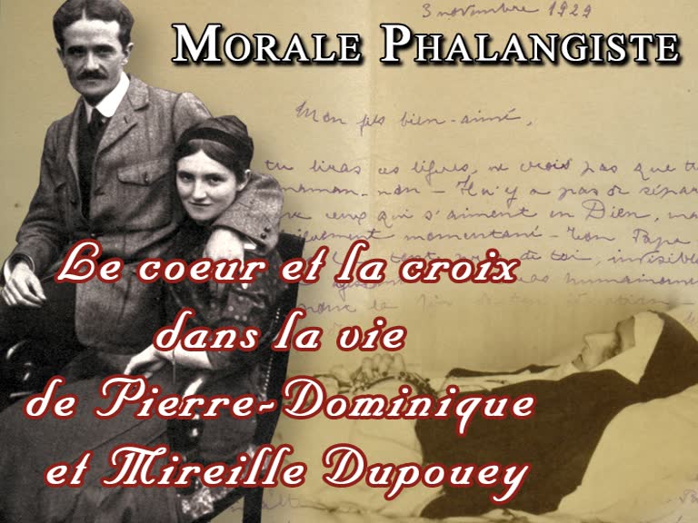 Le Cœur et la Croix dans la vie de Pierre-Dominique et Mireille Dupouey.