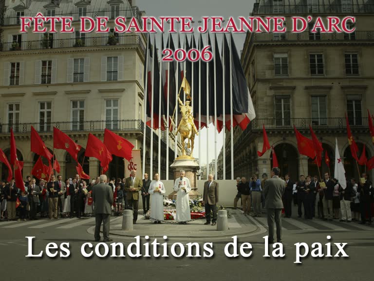 Les conditions de la paix.