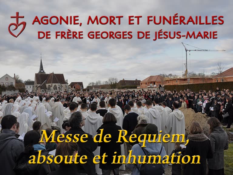 Messe de Requiem, absoute et inhumation (18-19 février).