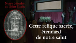 Cette relique sacrée, étendard de notre salut.